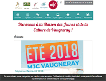 Tablet Screenshot of mjc-vaugneray.org